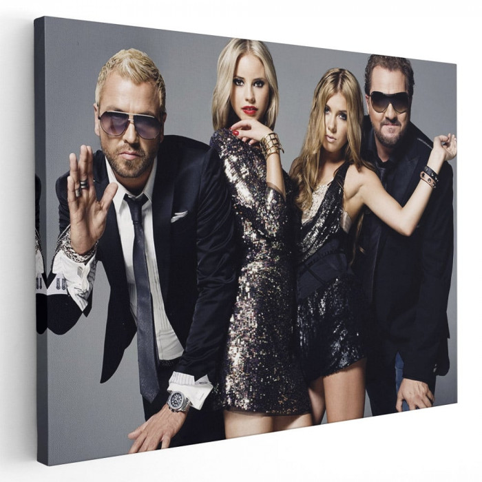 Tablou afis Ace of Base formatie de muzica 2305 Tablou canvas pe panza CU RAMA 60x90 cm