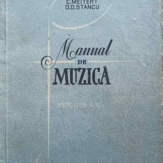 MANUAL DE MUZICA PENTRU CLASA A VI-A-C. MEITERT, D.D. STANCU