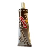 Crema pantofi Bright, maro inchis, tub