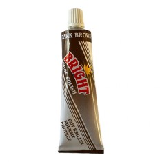 Crema pantofi Bright, maro inchis, tub