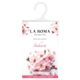 Cumpara ieftin Saculet parfumat Sakura (Flori de cires), 1 bucata, aroma florala delicata si proaspata, ideal pentru dulap, sertar, bagaj sau masina