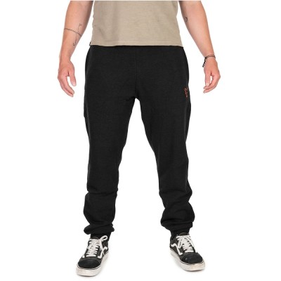 Pantaloni Fox Collection Joggers Black &amp;amp; Orange, Marime XL foto