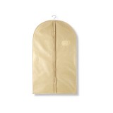 Husa Depozitare Haine, 60x100 cm, Fermoar Vertical, Protectie Praf, Textil Crem