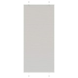 vidaXL Jaluzea plisată gri deschis 100x200cm Lățime țesătură 99,4cm