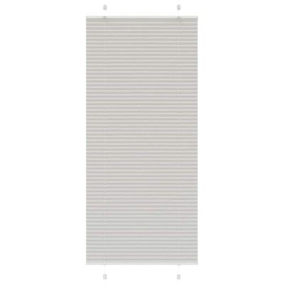Jaluzea plisată gri deschis 100x200cm Lățime țesătură 99,4cm foto