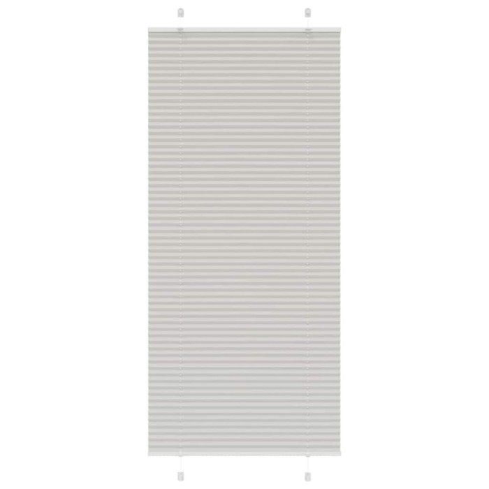 Jaluzea plisată gri deschis 100x200cm Lățime țesătură 99,4cm