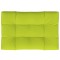 Perna de paleti, verde aprins, 120x80x12 cm, material textil