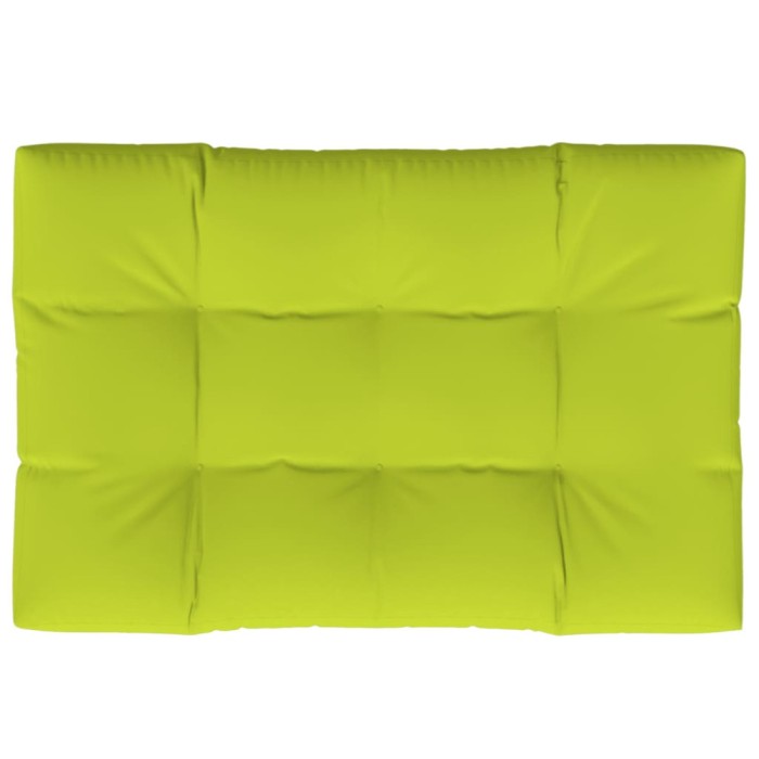 Perna de paleti, verde aprins, 120x80x12 cm, material textil