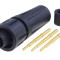 Conector circular EN2 3 pini, lipire
