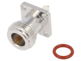 Soclu N mamă drept 50&Omega; PTFE aurit alamă -40&divide;85&deg;C