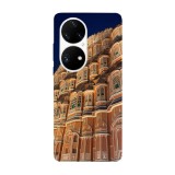 Husa compatibila cu Huawei P50 model Hawa Mahal Jaipur, Silicon, TPU, Viceversa, Transparent, Carcasa