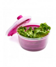 Uscator salata 20.5 cm culooare: roz dimensiune: 20.5x20.5x12 cm foto