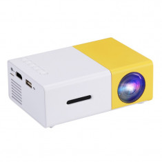 Mini videoproiector LED, proiector portabil Full HD, HDMI, USB, AV, slot card SD, home cinema