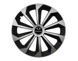 Cumpara ieftin Set 4 capace roti Fame Gri-Negru cu inel R16, pentru gama auto SsangYong, Autohelix MSA