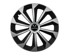 Set 4 capace roti Fame Gri-Negru cu inel R16, pentru gama auto SsangYong foto