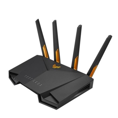 ASUS TUF Gaming AX3000 V2 router wireless Gigabit Ethernet Bandă dublă (2.4 GHz/ 5 GHz) Negru, Portocală foto