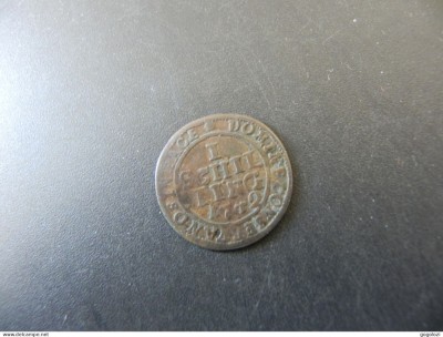 Elvetia - Z&amp;uuml;rich 1 Schilling 1742 foto