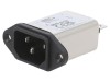 Conector Alimentare AC Soclu Tată 3A 250V C14