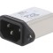 Conector Alimentare AC Soclu Tată 3A 250V C14