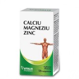 CALCIU MAGNEZIU ZINC 50CPR, Viva Pharma