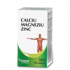 CALCIU MAGNEZIU ZINC 50CPR foto