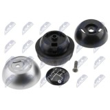 Maner schimbator viteze Fiat 500c Abarth 2007-, Matte Argintiu-Capac Negru, 5 trepte, FT-022