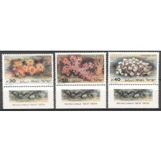Israel 1986 - Corali, serie neuzata cu tab