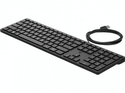 Tastatura HP USB Business Slim, Negru NewTechnology Media foto