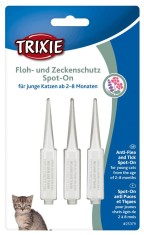 Picaturi Antiparazitare Pisica 2-8 luni 3x0.6 ml 25379