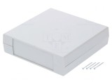 Carcasă Polistiren Gri 219x221x60mm, KRADEX