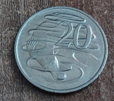 C50 - Moneda foarte veche - 20 centi - Australia - 1981 foto