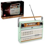 LEGO&reg; Icons Creator - Radio Portabil Retro, 906 piese, 230x320x70mm
