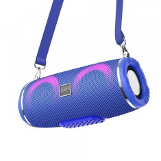 Boxa Portabila Bluetooth HOCO HC12, 10W, RGB, Waterproof, Albastra