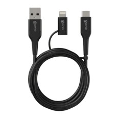 Cablu Date Si Incarcare 2 in 1 Lightning USB C