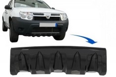 Protectie Bara Fata compatibil cu Dacia Duster 4x4 / 4x2 (2010-2017) Negru Lucios SPFBDDPB foto