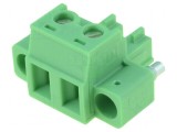 Regletă de conexiuni deconectabilă 5,08mm cu 2 piste drept mufe