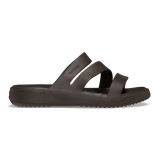 Papuci Crocs Getaway Strappy Maro - Espresso