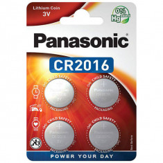 Baterii Panasonic Lithium Coin CR-2016L 4 bucati foto