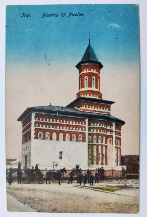 Biserica Sf. Nicolae - Iasi Jasi - 1926 - printata, circulata, timbre intacte
