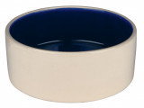 Cumpara ieftin Castron Ceramica 1 l/18 cm Crem cu Albastru 2451, Trixie