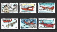 British Antarctic 1994 - Mijloace de transport, supr, serie neuz foto