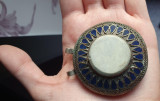 Cumpara ieftin Pandativ handmade Lapis Lazuli Afgan, cu 27 mici pietre lacrimi imprejur