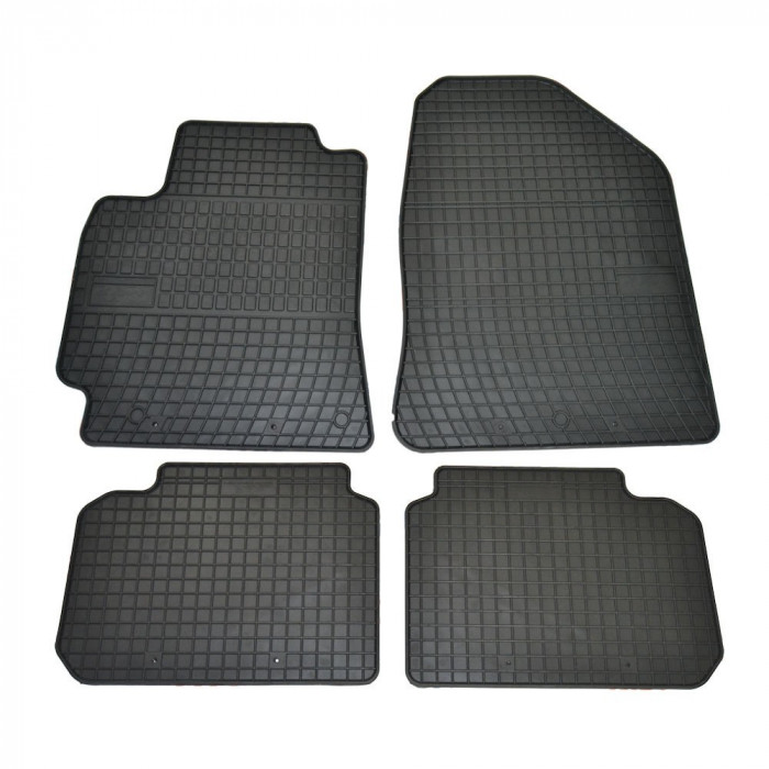 Set covorase auto din cauciuc Hyundai Elantra 6 2015-2020, presuri BestAutoVest, negre, 4 buc.