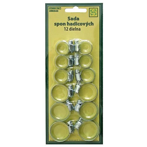 Set 12 coliere pentru furtun Strend Pro GartenVIP DiyLine