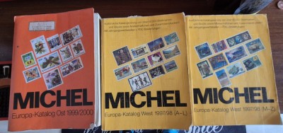 Catalog timbre Michel ( 3 volume) foto