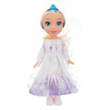 Papusa Printesa Blonda cu Rochie Alba Lila Fulgi &amp; Bijuterii 29cm, CMCLASS