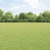 &Icirc;ngrădire cu st&acirc;lpi Argintiu 0.8 x 50 m Oțel