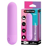 Mini Vibrator Pretty Love, Stefan, 10 Vibratii, Violet