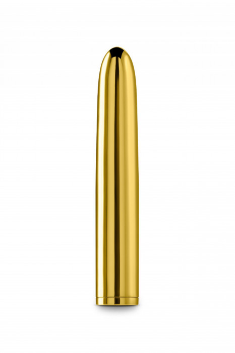 Vibrator Chroma, 10 Moduri Vibratii, ABS, USB, Auriu, 17 cm