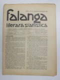 FALANGA LITERARA SI ARTISTICA , ZIAR SAPTAMANAL , ANUL I, NR. 6 , DUMINICA 14 FEBRUARIE , 1910